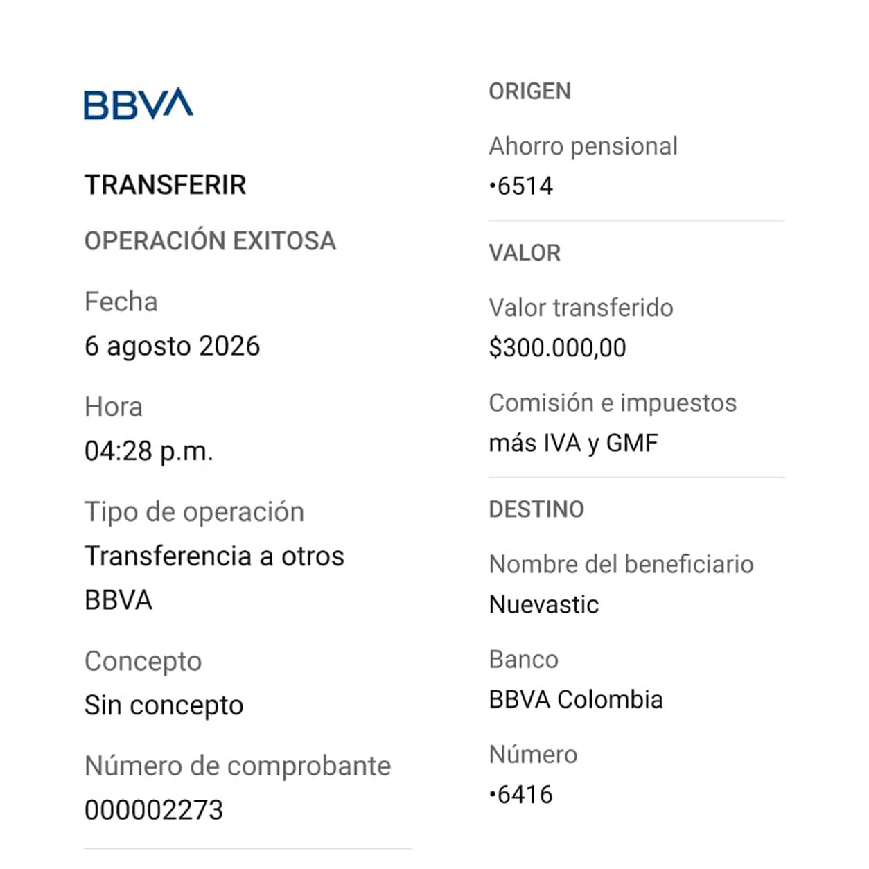 Customer Payment Receipt