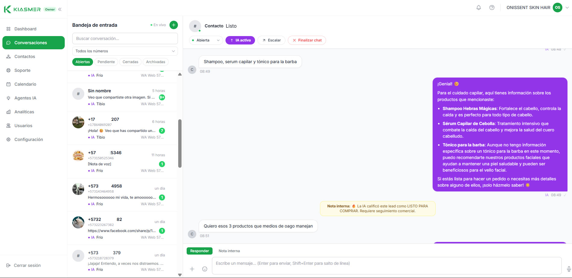 AI Qualification & Human Follow-Up